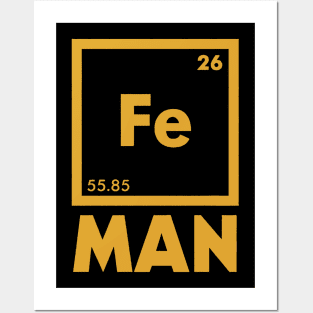 Iron Man Science Posters and Art